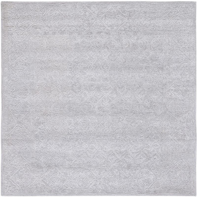 Martha Stewart MSR3275 Hand Tufted Area Rug - Grey - 6'x6' - Safavieh.