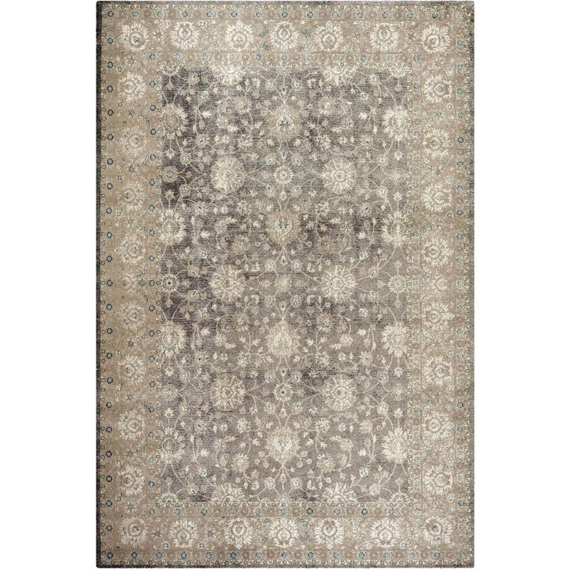 Sofia SOF330 Power Loomed Area Rug - Ivory/Grey - 5'1"x7'7" - Safavieh.