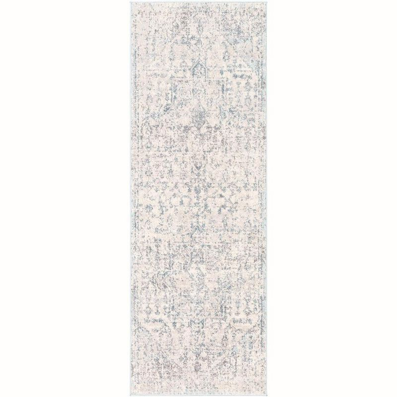 Mark & Day Isere 2'7"x7'3" Runner Woven Indoor Area Rugs Ivory