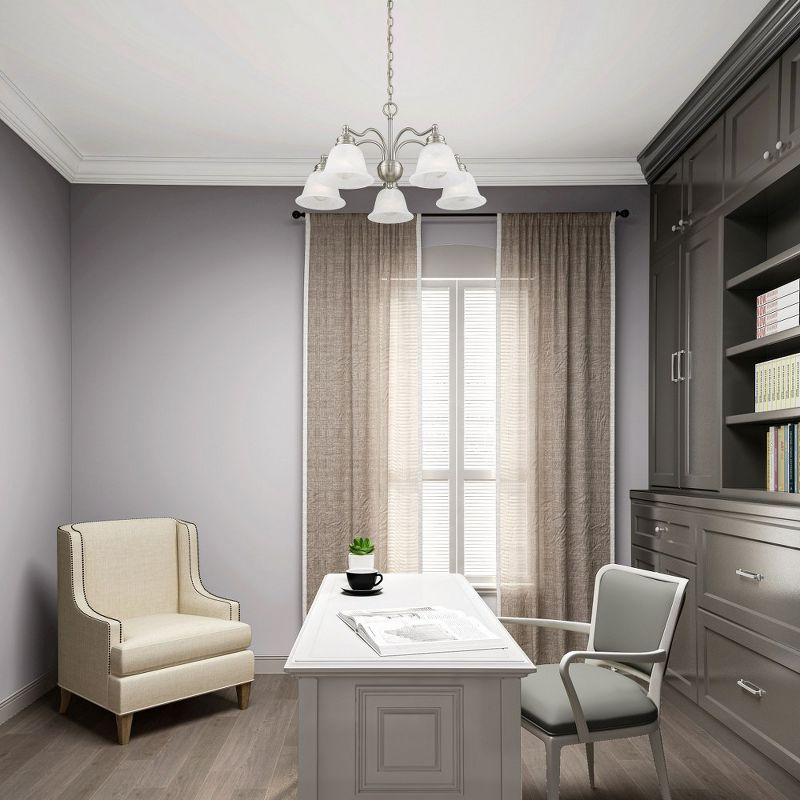 Livex Lighting Essex 5 - Light Chandelier in  Brushed Nickel