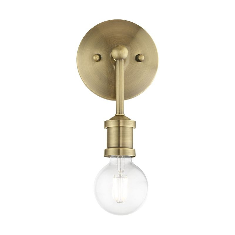 Livex Lighting Lansdale 1 - Light Vanity in  Antique Brass