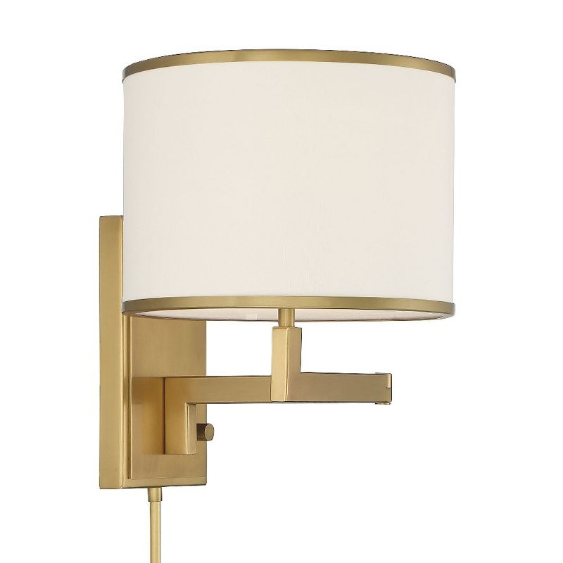 Crystorama Lighting Madison 1 - Light Swing Arm Lamp in  Matte Black