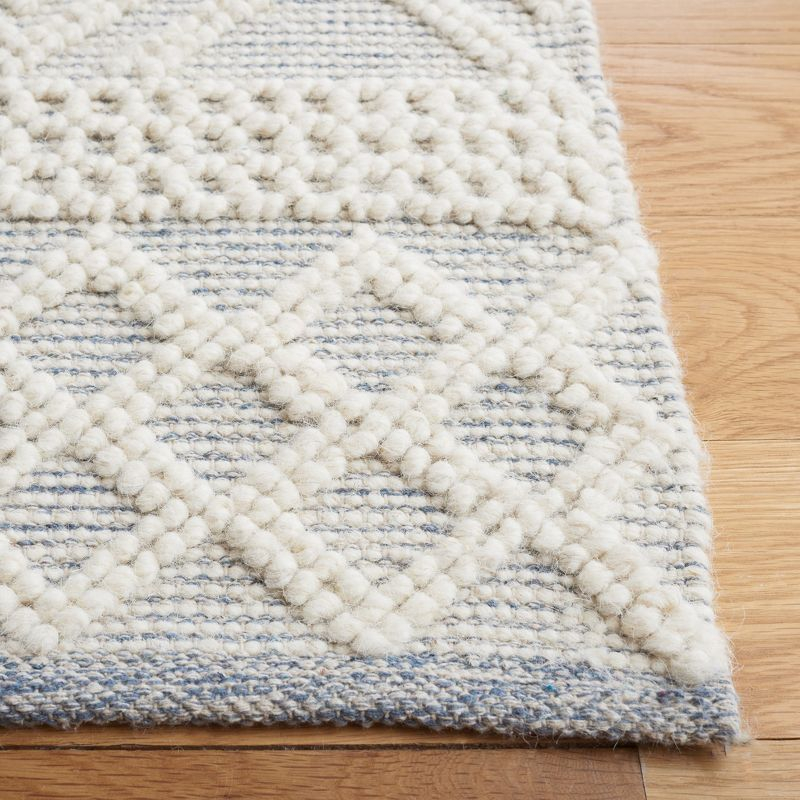 Natura NAT830 Hand Woven Area Rug - Ivory/Blue - 8'x10' - Safavieh.