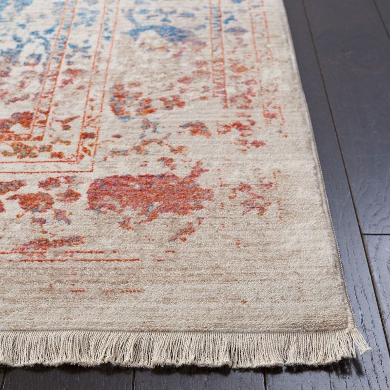 Vintage Persian VTP409 Power Loomed Indoor Area Rug - Light Grey/Multi - 9'x11'7" - Safavieh.