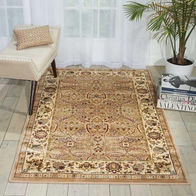 Nourison Ki11 Antiquities Ivory/Red Area Rug - 3'9 x 5'9