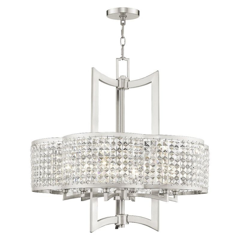 Livex Lighting Grammercy 6 - Light Chandelier in  Brushed Nickel