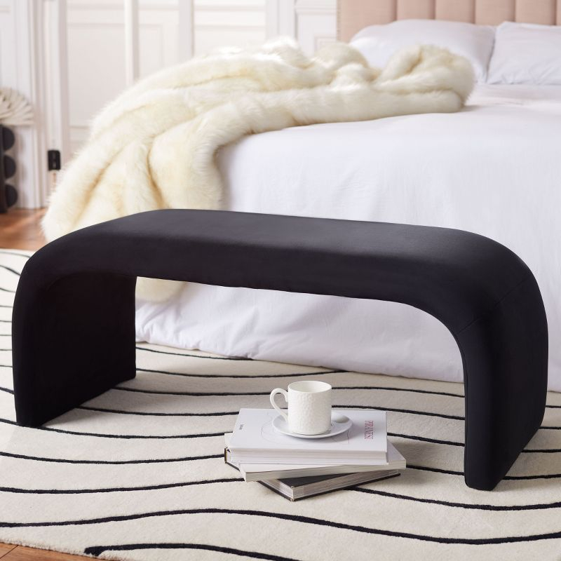 Tenko Bench - BCH1300 - Black - Safavieh