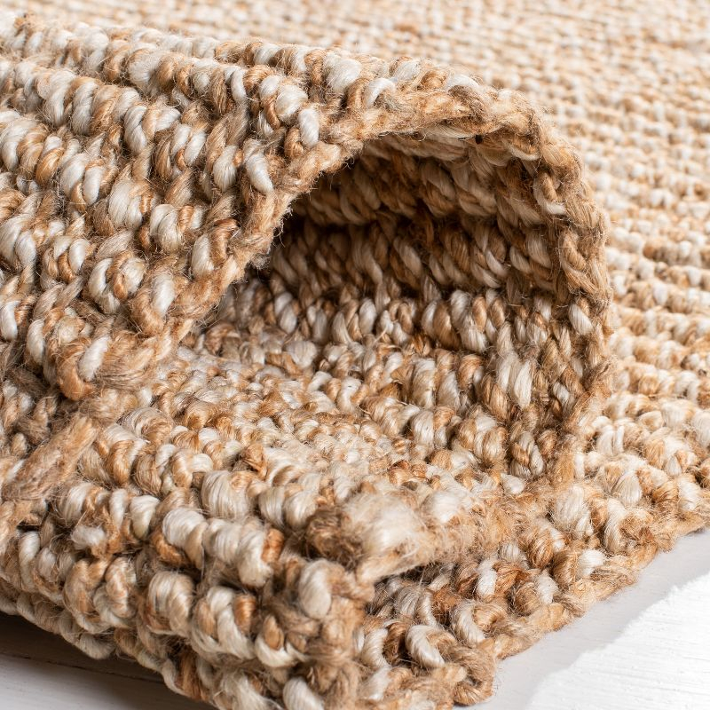 Natural Fiber NF828 Hand Woven Indoor Area Rug - Natural/Beige - 4'x6' - Safavieh