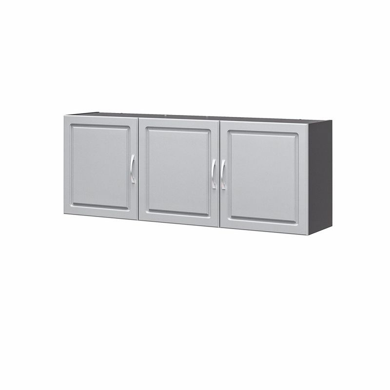 Kendall 54" Wall Cabinet, Graphite Gray/Light Gray