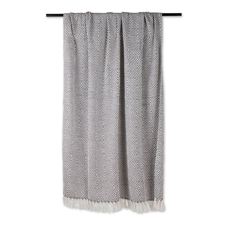 Design Imports Hand Woven Throw Blanket