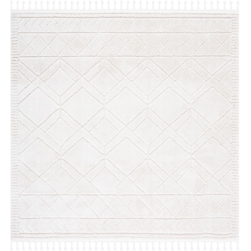 Marrakesh MRK534 Power Loomed Area Rug - Ivory/Beige - 6'7"x6'7" - Safavieh.