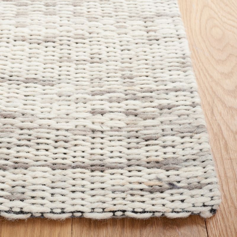 Marbella MRB311 Hand Woven Indoor Area Rug - Grey/Beige - 5'x8' - Safavieh