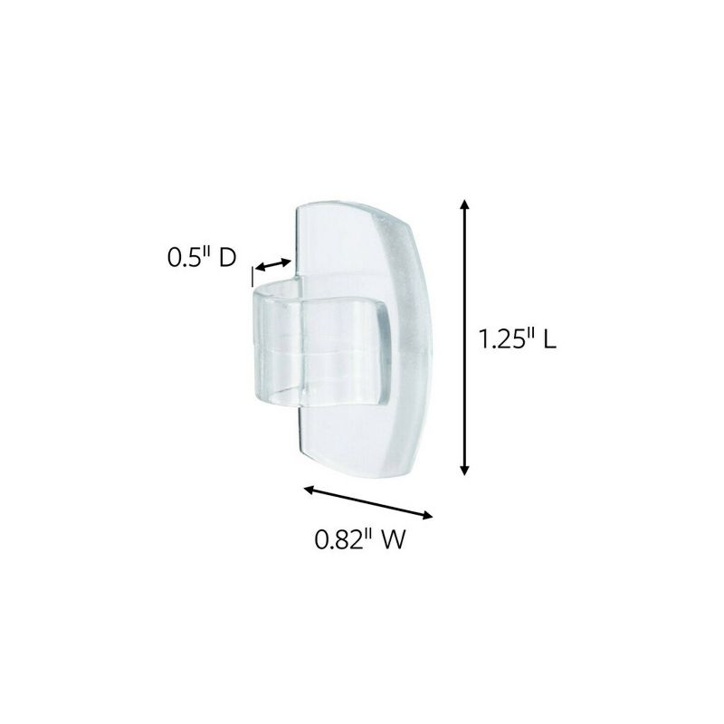 Command 16ct Damage-Free Hanging Outdoor Light Clips with Adhesive Strips