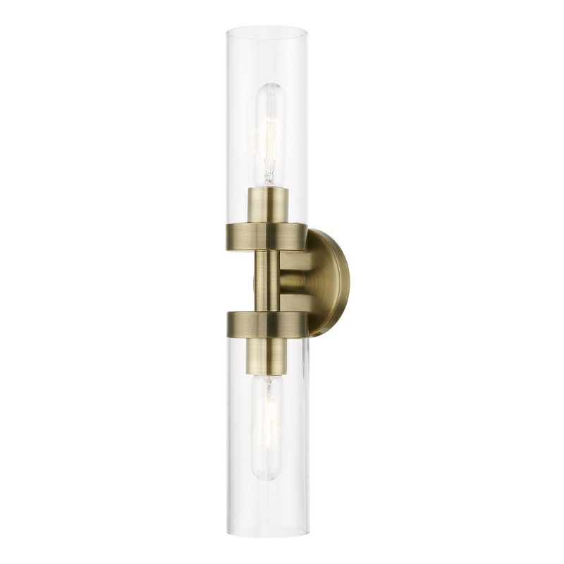Livex Lighting Ludlow 2 - Light Vanity in  Antique Brass