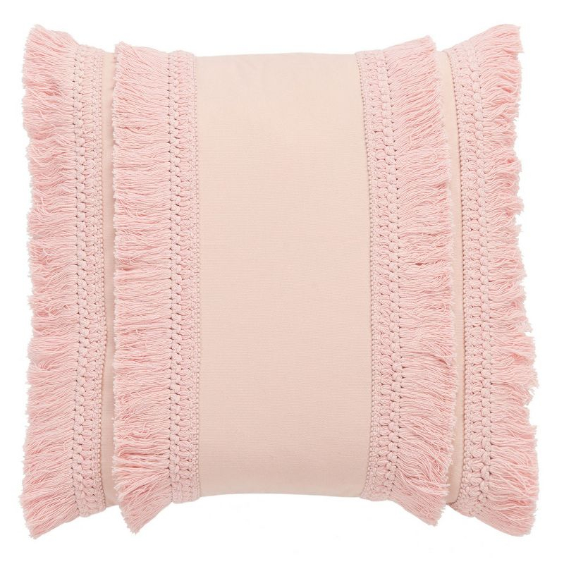Safavieh Fringed Cotton Throw Pillow