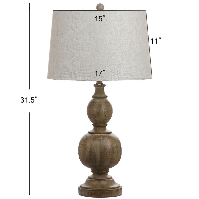 Araceli Table Lamp (Set of 2) - 31.5 Inch Height - LIT4525 - Brown - Safavieh