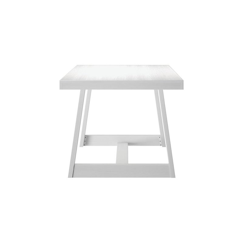 Plank+Beam Farmhouse 72" Dining Table, Solid Wood Rectangular Kitchen Table for 6 People