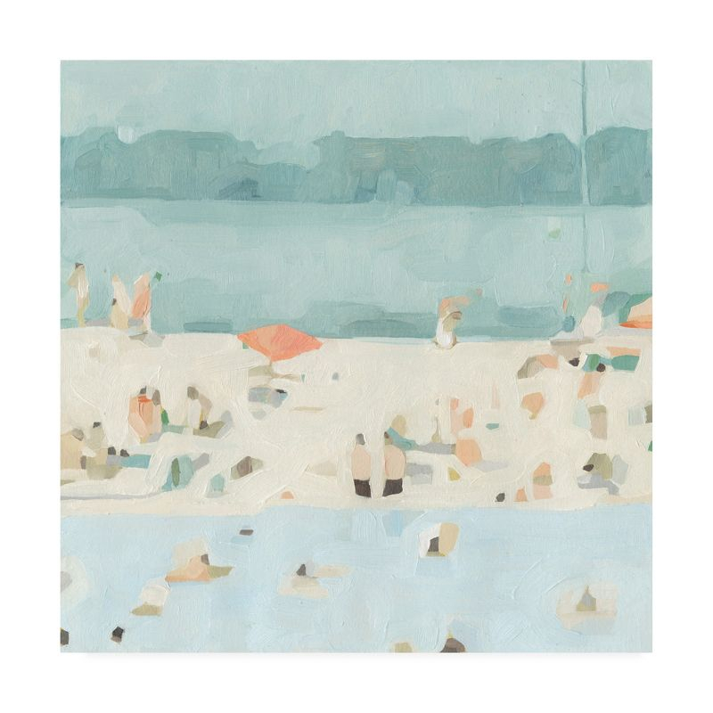 Trademark Fine Art -Emma Scarvey 'Sea Glass Sandbar II' Canvas Art - 24''x24''