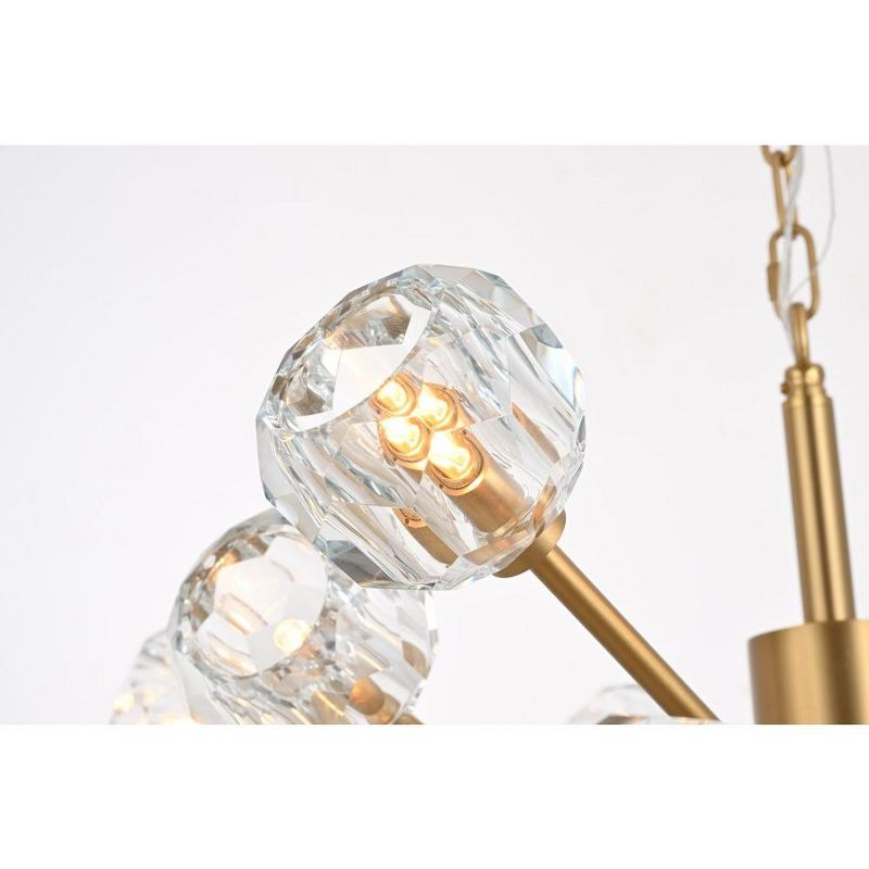 Elegant Lighting Graham 18 - Light Pendant in  Gold