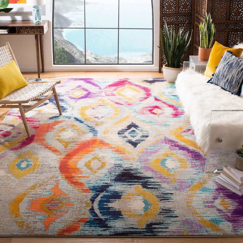 Monaco MNC242 Power Loomed Indoor Area Rug - Multi - 8'x11' - Safavieh.