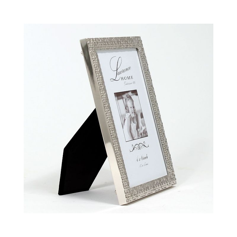 Lawrence Frames 710846 Shimmer Silver Metal 6.54" x 4.57" Picture Frame