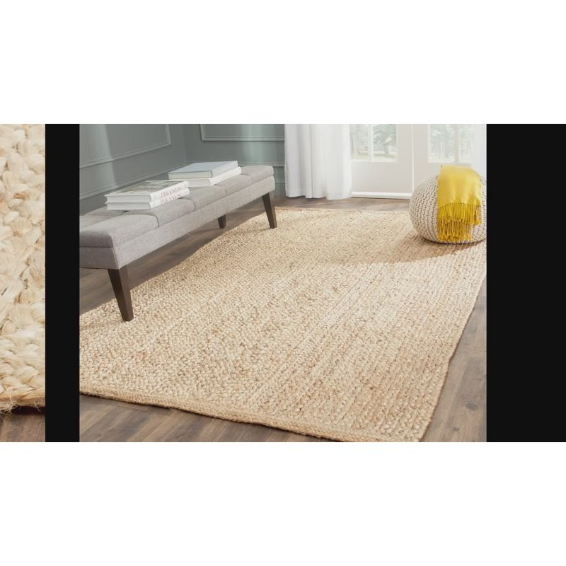 Natural Fiber NF461 Hand Woven Indoor Area Rug - Natural - 6'x9' - Safavieh.