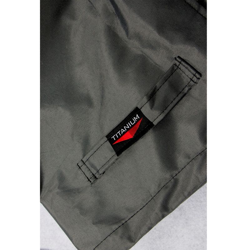 Shield Titanium 3-Layer Water Resistant Outdoor Dining Set Round Cover Dark Grey - 80x35"