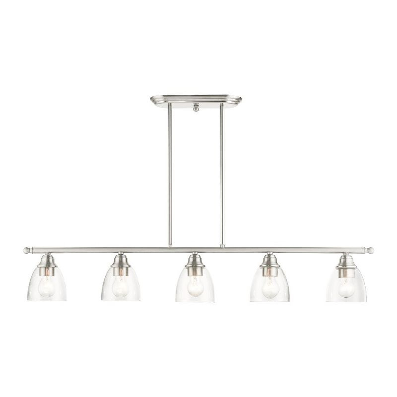 Livex Lighting Montgomery 5 - Light Chandelier in  Brushed Nickel