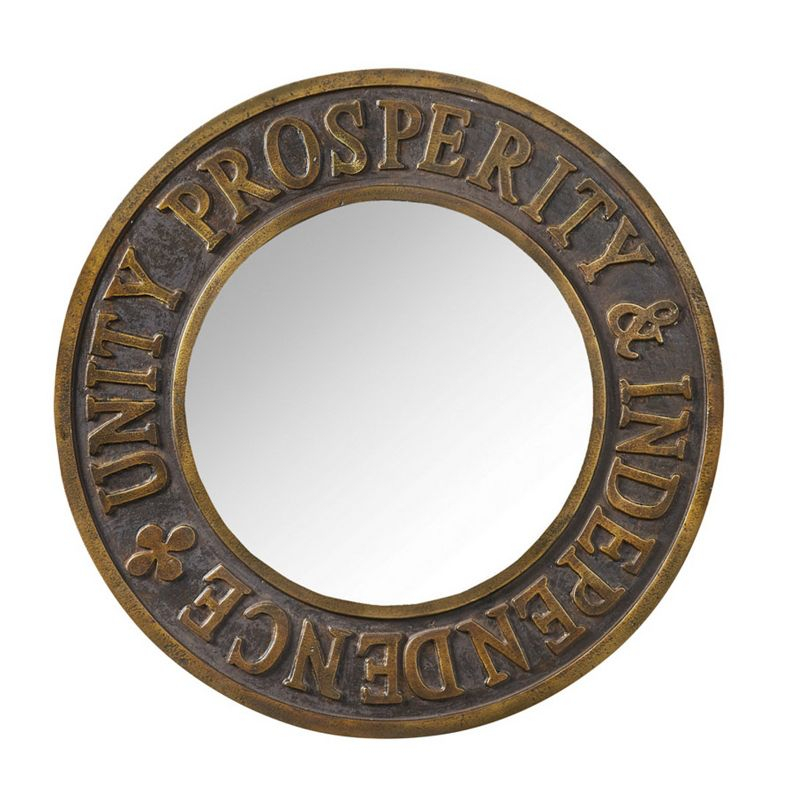 Park Designs Brown Prosperity Mirror 20"