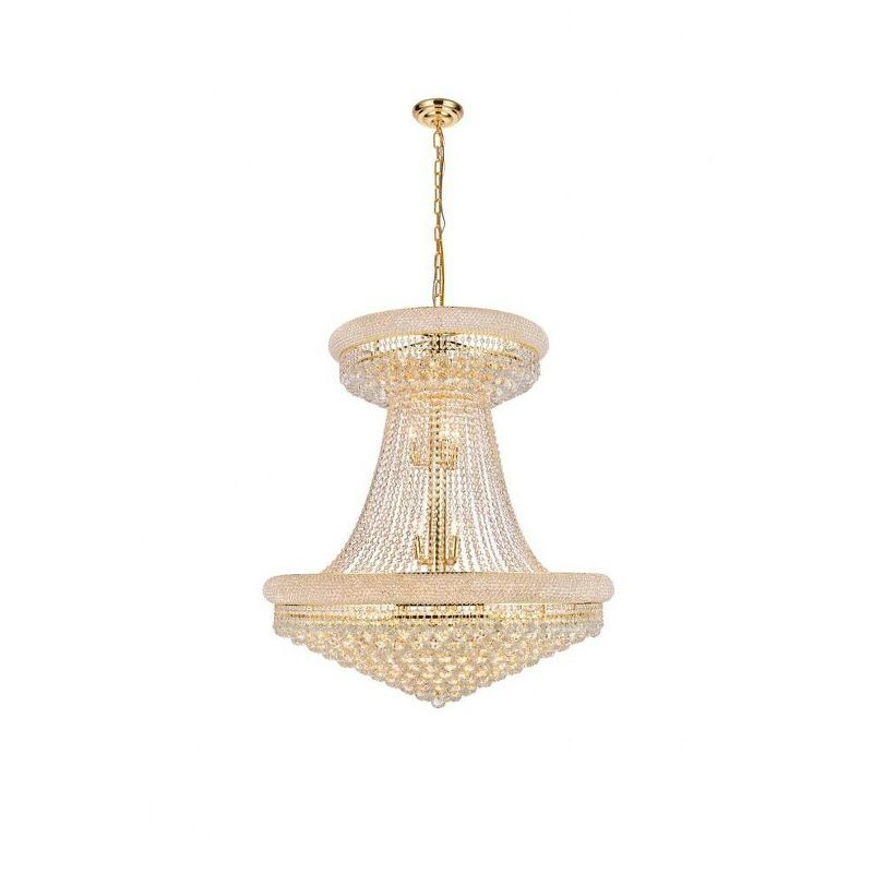 Elegant Lighting Primo 28 - Light Chandelier in  Gold