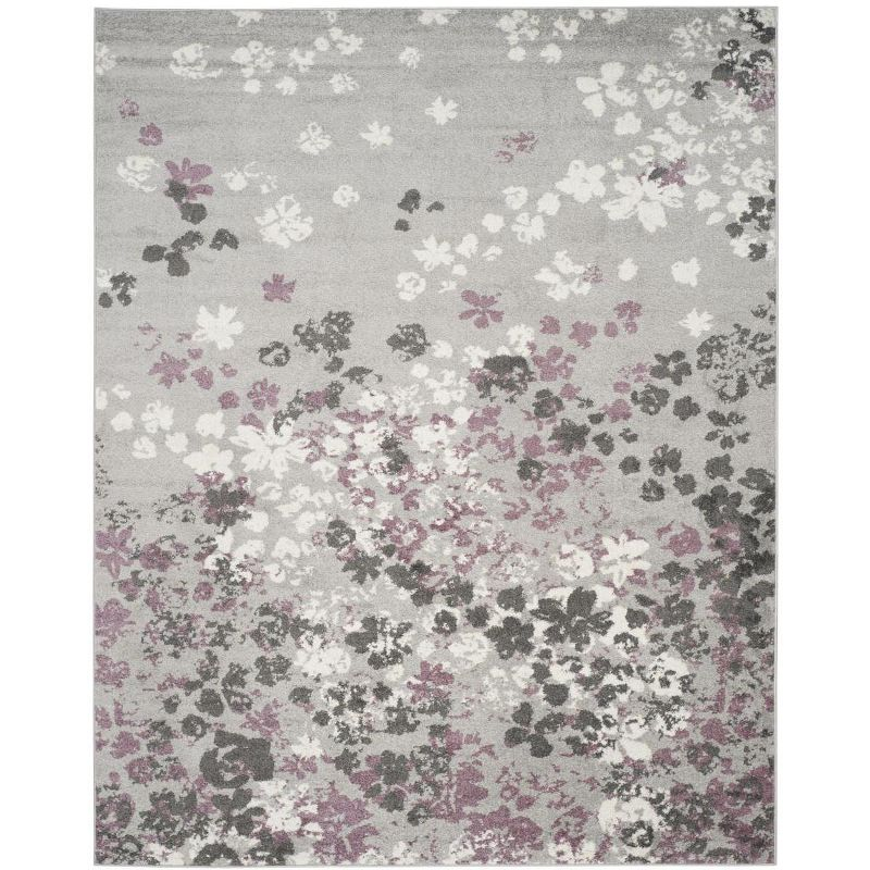 Adirondack ADR115 Machine Made Indoor Area Rug - Light Grey/Purple - 10'x14' - Safavieh