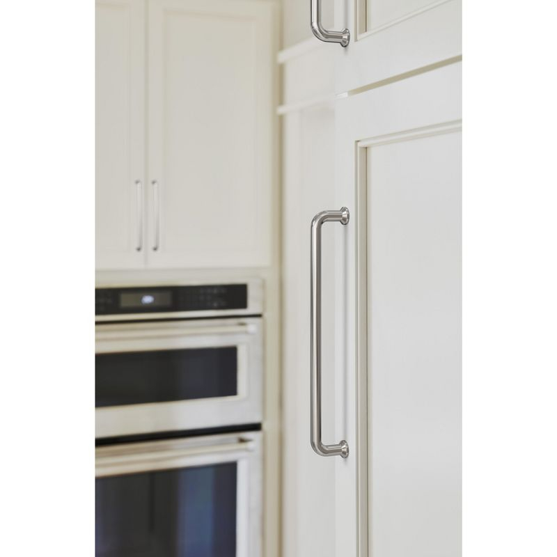 Amerock Factor 7-9/16 inch (192mm) Center-to-Center Polished Nickel Cabinet Pull