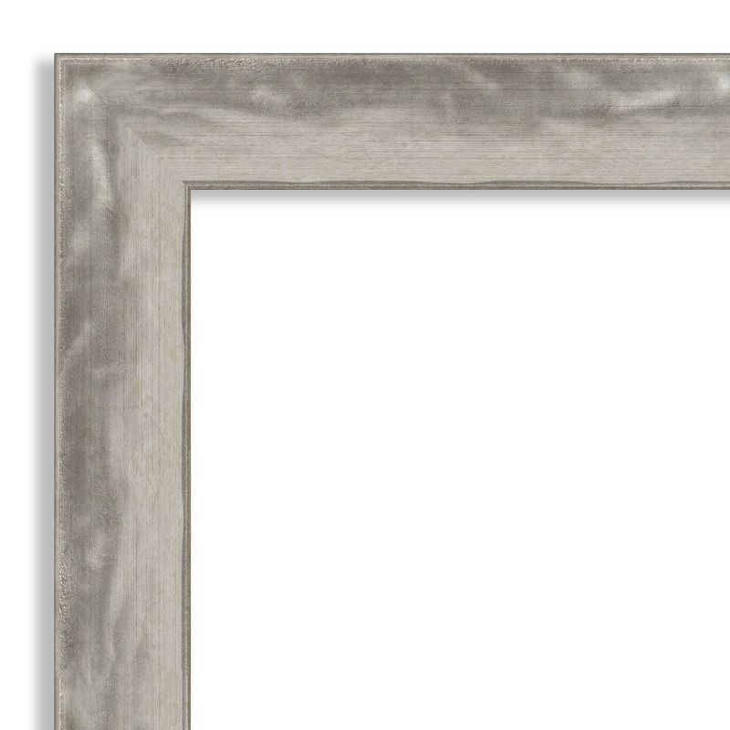 Amanti Art Waveline Silver Narrow Picture Frame Opening Size 11x14 in.