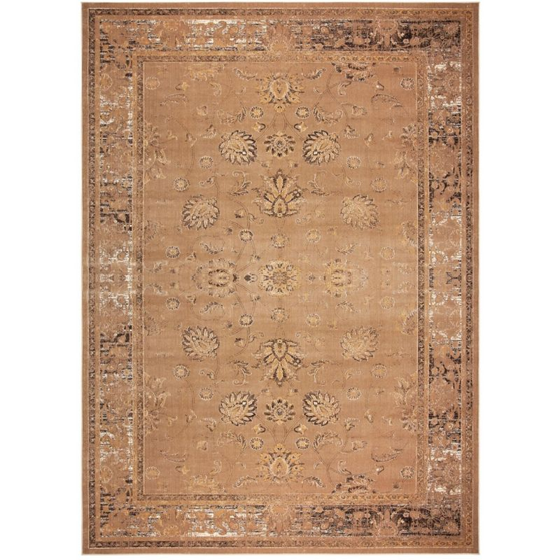 Vintage VTG117 Power Loomed Indoor Skid-Resistant Area Rug - Taupe - 9'x12' - Safavieh