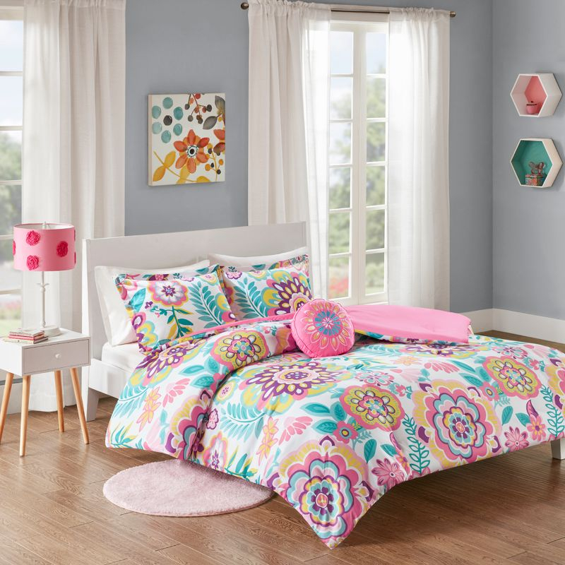 Intelligent Design Camille Floral Comforter Set