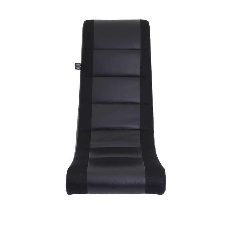 Video Rocker Gaming Chair Black - The Crew Furniture: Ergonomic Rocking Design, No Assembly Required