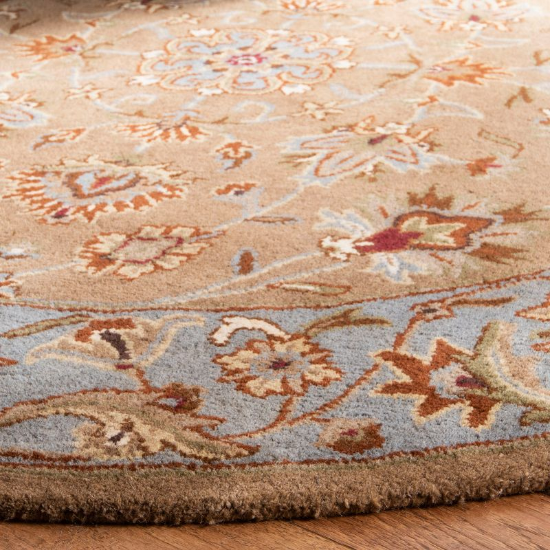 Heritage HG821 Handmade Accent Rug - 2'3"x4' - Beige/Blue - Safavieh