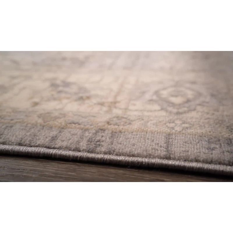 2' X 8' Modern Persian Vintage Moroccan Traditional Runner Rug, Gray/Blue - JONATHAN Y