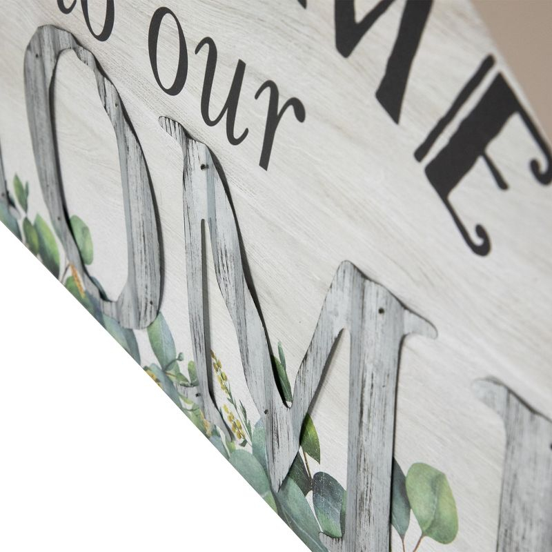 Northlight Welcome to Our Home Wall Sign - 29.75"
