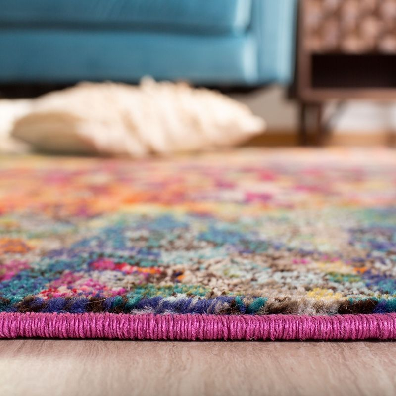 Madison MAD425 Power Loomed Indoor Area Rug - Fuchsia/Gold - 10'x14' - Safavieh
