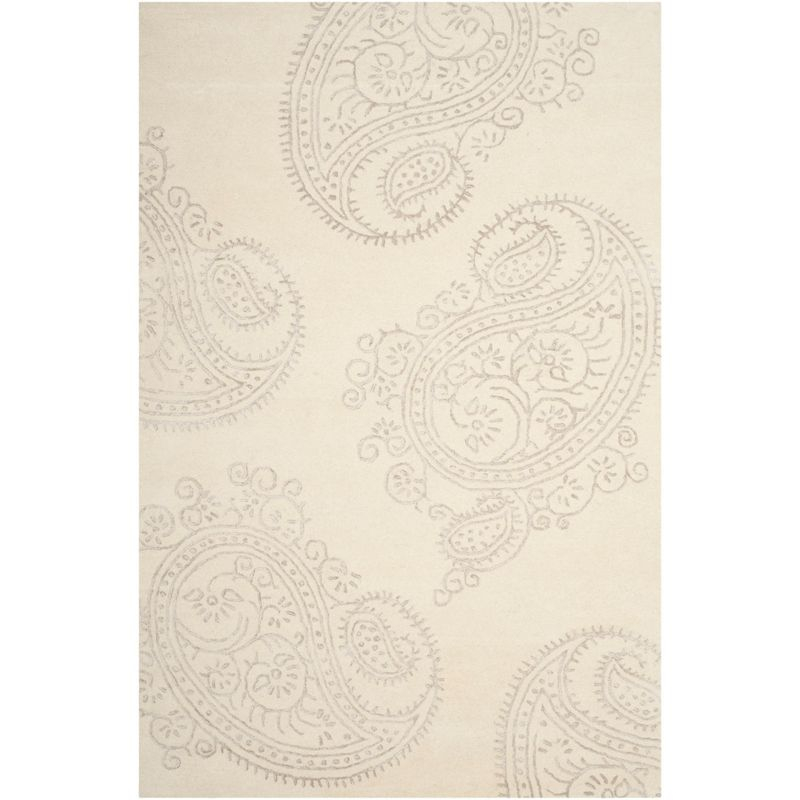 Bella BEL153 Hand Tufted Area Rug - Ivory/Beige - 6'x9' - Safavieh.