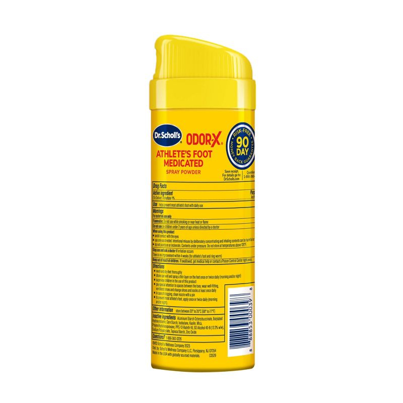 Dr. Scholl's Odor-X Athlete's Foot 24hr Medicated AF Spray Powder - 4.7oz