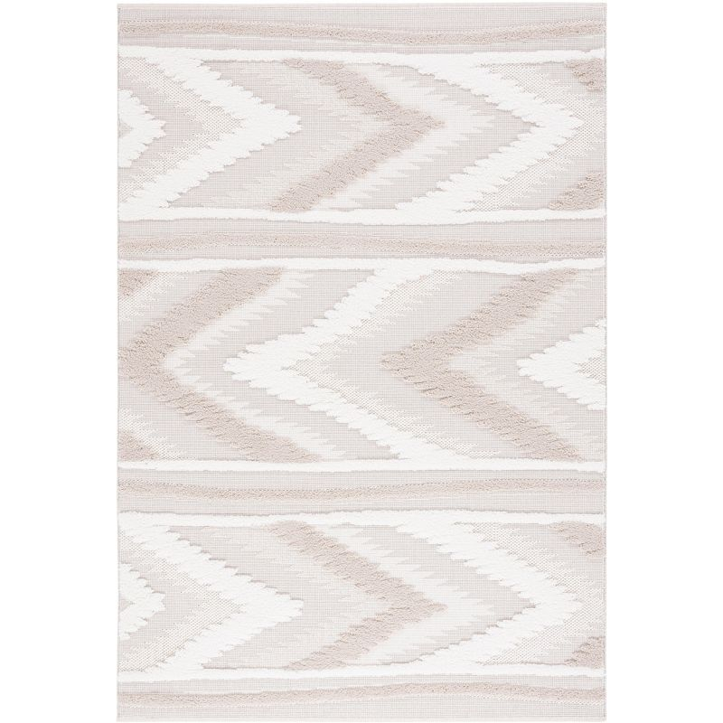 Trends TRD110 Power Loomed Area Rug - Beige/Ivory - 8'9"x11'9" - Safavieh.