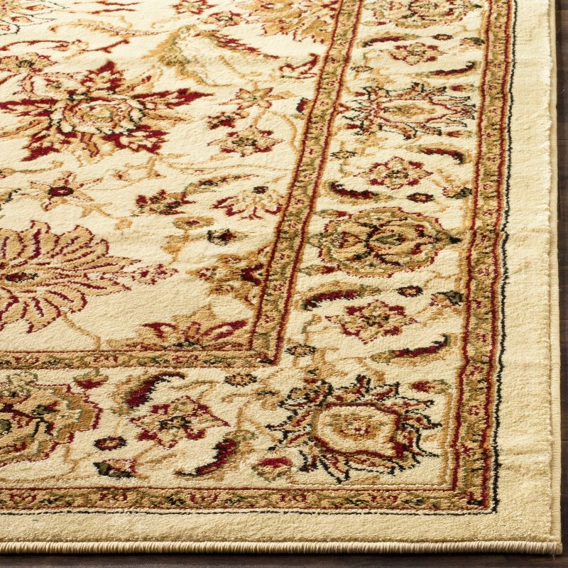 Lyndhurst LNH216 Power Loomed Area Rug - Ivory/Ivory - 6'x6' - Safavieh.