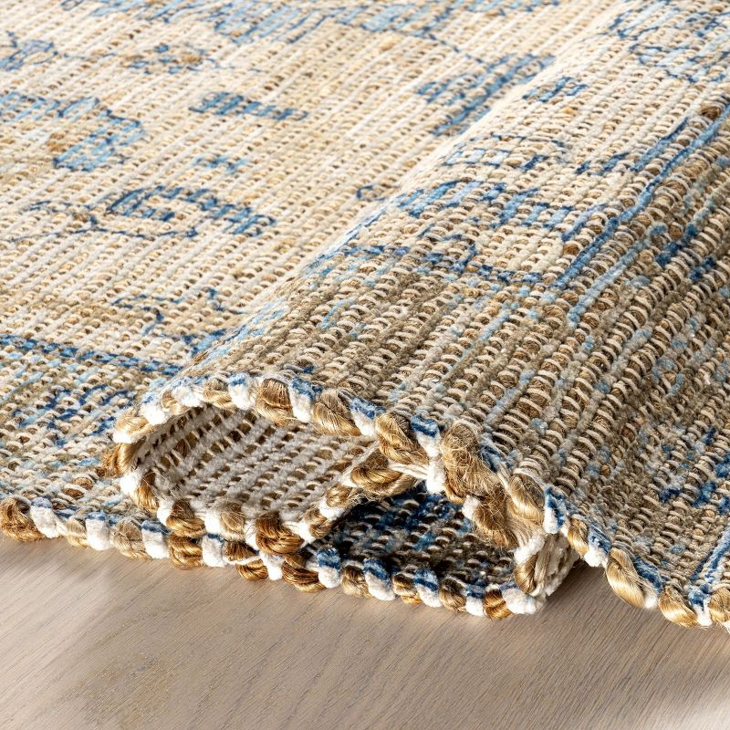 Lauren Liess x Rugs USA - Marigold Vintage Tasseled Area Rug, 6' x 9', Sand