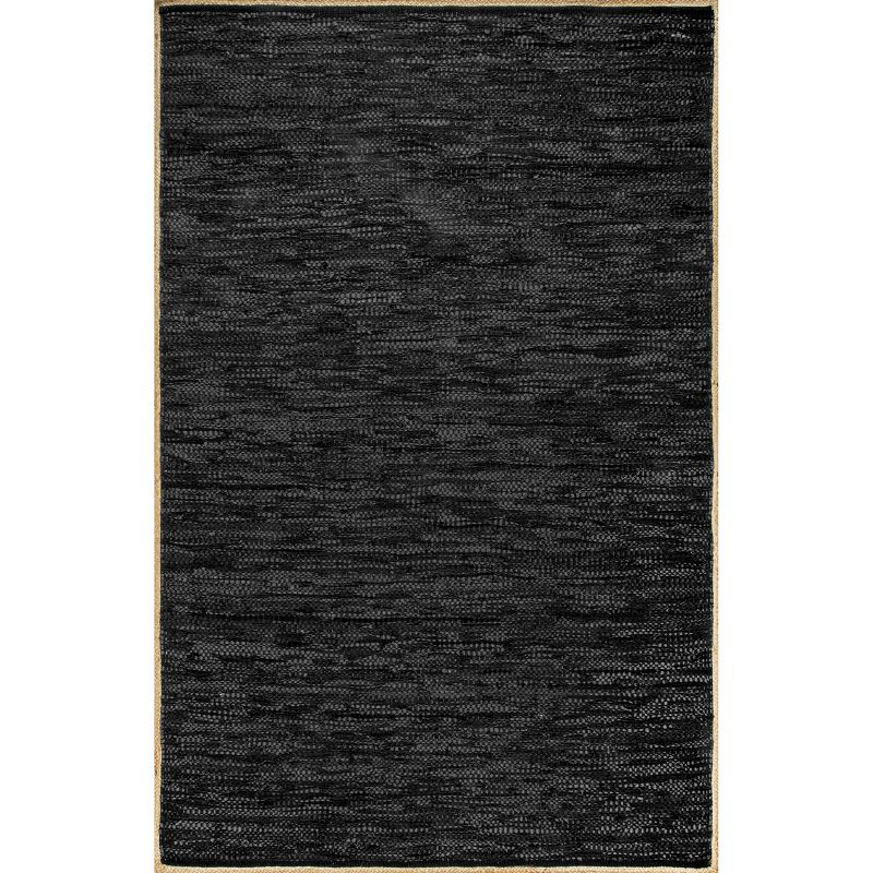 Nuloom Sabby Hand Woven Leather Flatweave Indoor Area Rug 8x10