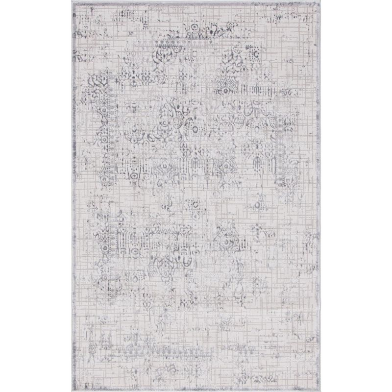 Unique Loom Aberdeen Collection Area Rug - Stanhope (5' 1" x 8' Rectangle Gray/Beige)