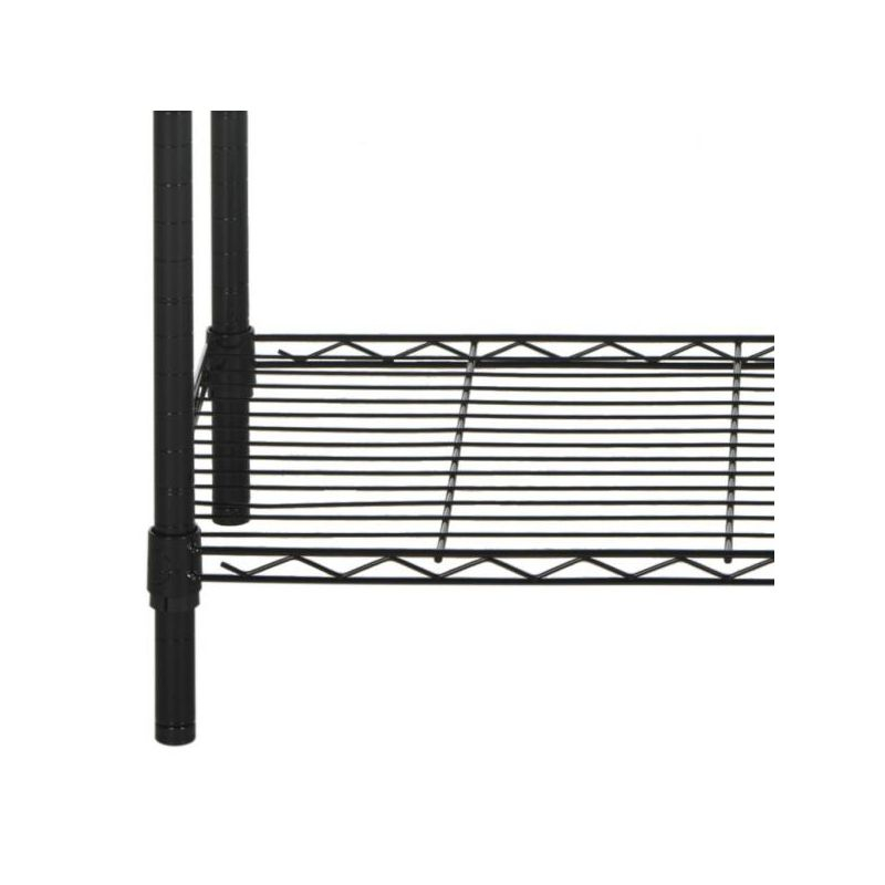 Alpha 5 Tier Shelving - Black - Safavieh
