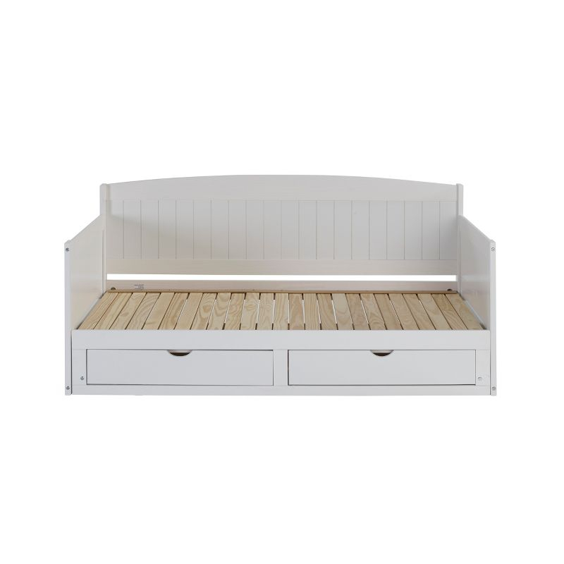 Alaterre Furniture King Harmony Kids' Daybed with Conversion White