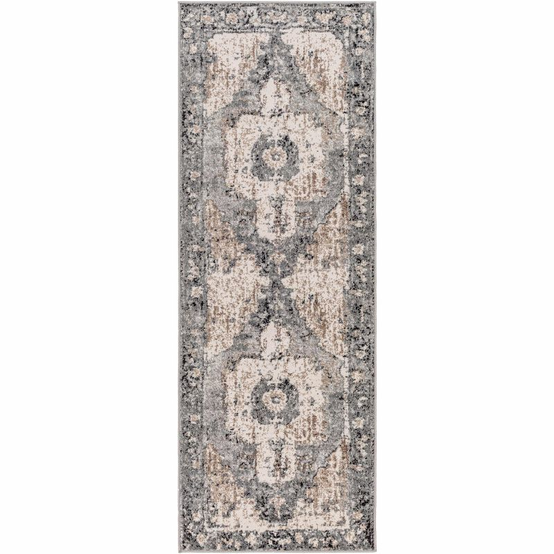 Hauteloom Runner Area Rug  Charcoal